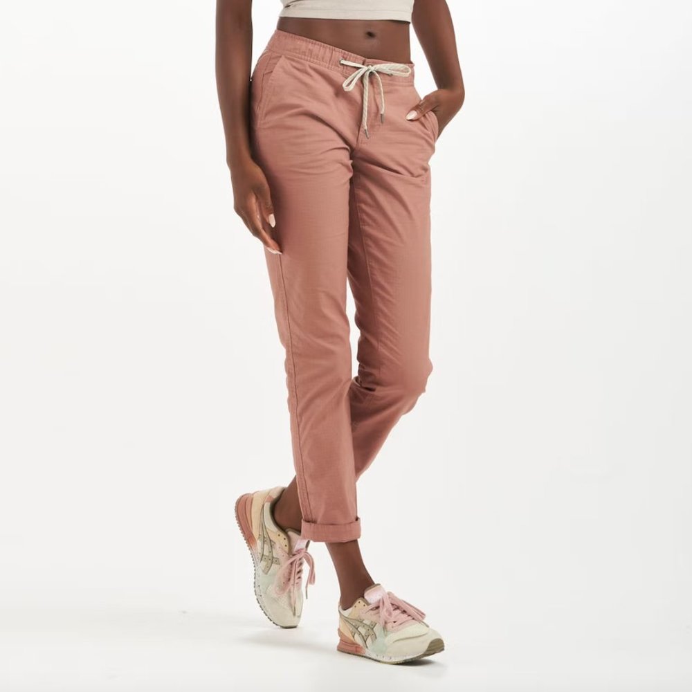 Vuori Womens Ripstop Pant -  Light Terracotta XS